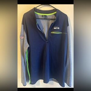NFL Nike Dri-Fit OnField Apparel Seahawks Men’s Pullover XXL